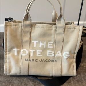 Marc Jacobs Cream Canvas Tote